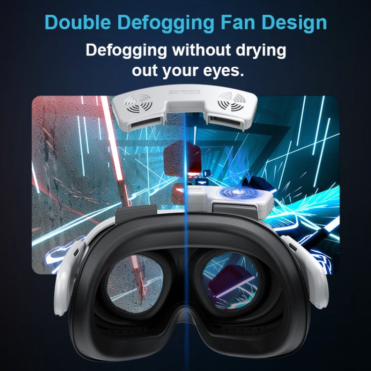 Per Meta Quest 3 STARTRC GAMES VR Maschera di ricambio traspirante a rimozione rapida con circolazione dell'aria, With Fan