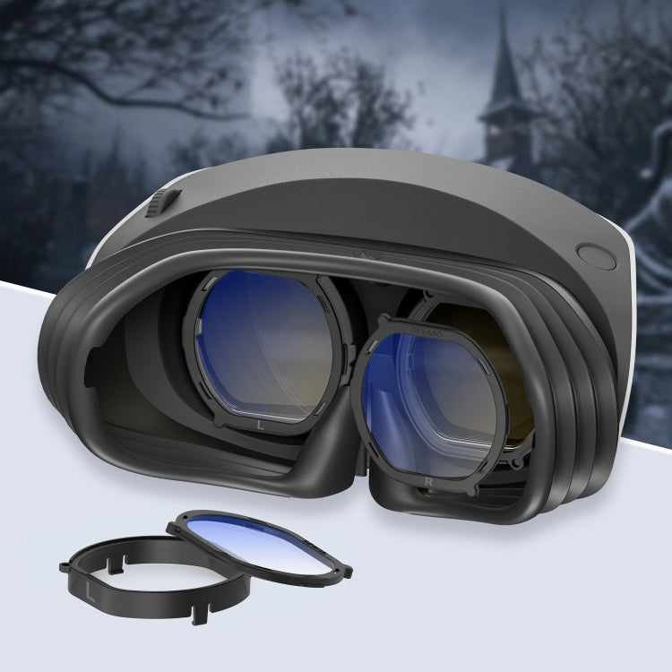 Per PlayStation VR 2 DEVASO 4 in 1 Occhiali Antigraffio Lente ad Anello, 4 In 1