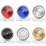 Orologio luminoso al quarzo elettronico digitale per auto, Ruby Red, Ruby Blue, Gold, White, Silver, Black, Ruby Red+Air Outlet Clip, Ruby Blue+Air Outlet Clip, Gold+Air Outlet Clip, White+Air Outlet Clip, Silver+Air Outlet Clip, Black+Air Outlet Clip