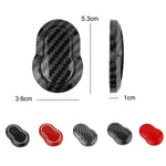 Gancio multifunzionale per oggetti vari sullo schienale del sedile dell'auto, Electroplated Black, Electroplated Red, Carbon Fiber, Classic Black, Classic Red