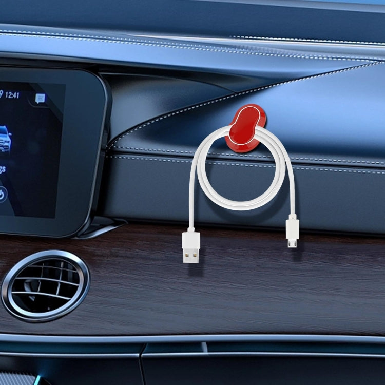 Gancio multifunzionale per oggetti vari sullo schienale del sedile dell'auto, Electroplated Black, Electroplated Red, Carbon Fiber, Classic Black, Classic Red