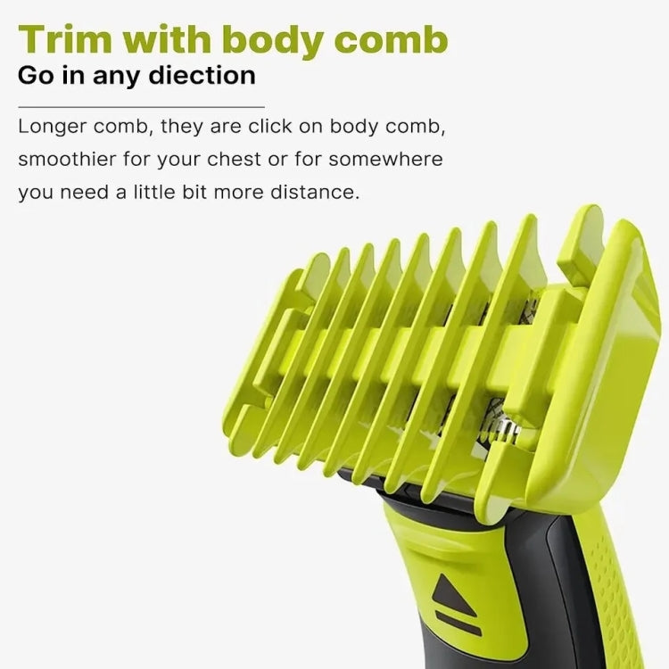 Per Philips OneBlade QP2520 QP2530 QP2630 Rasoio elettrico, Partial Comb, Body Comb, 14-length  Guide Comb, 4 In 1