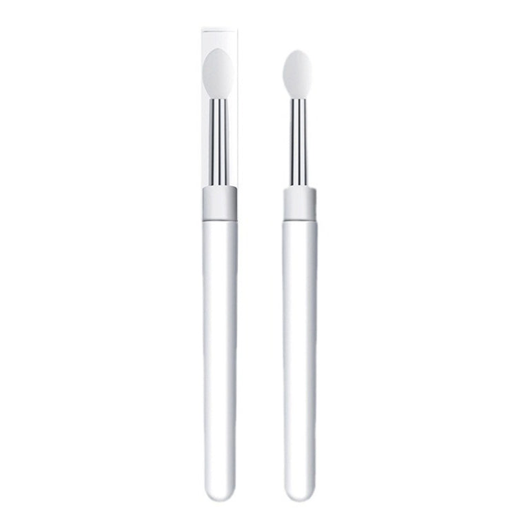 Applicatori in silicone per nail art, multiuso, pennello per ombretti glitterati, cipria, strumento per manicure, 2pcs