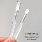 Applicatori in silicone per nail art, multiuso, pennello per ombretti glitterati, cipria, strumento per manicure, 2pcs