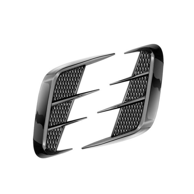 Adesivi decorativi per auto con colla morbida universale per parafanghi auto, Bright Black, Carbon Fiber