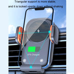 Presa di ricarica wireless per auto Supporto per telefono cellulare con navigazione