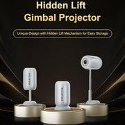 TS-6 Android 11 WiFi6 4K Mini proiettore Gimbal nascosto, US Plug, EU Plug, UK Plug, AU Plug
