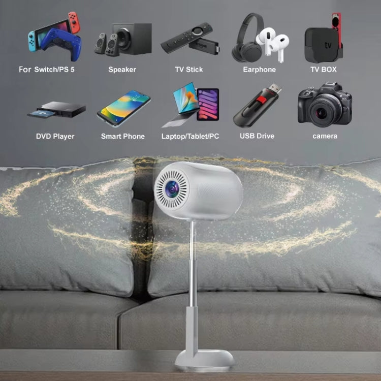 Mini proiettore 4K Android 11 WiFi6 con telecomando