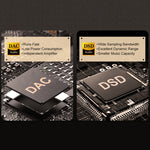 Lettore musicale Bluetooth HIFI 2,4" 16GB DSD256