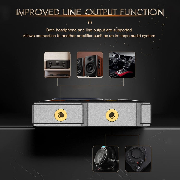 Lettore musicale Bluetooth HIFI 2,4" 16GB DSD256