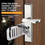 Blocco porta antifurto in acciaio inox per porte interne