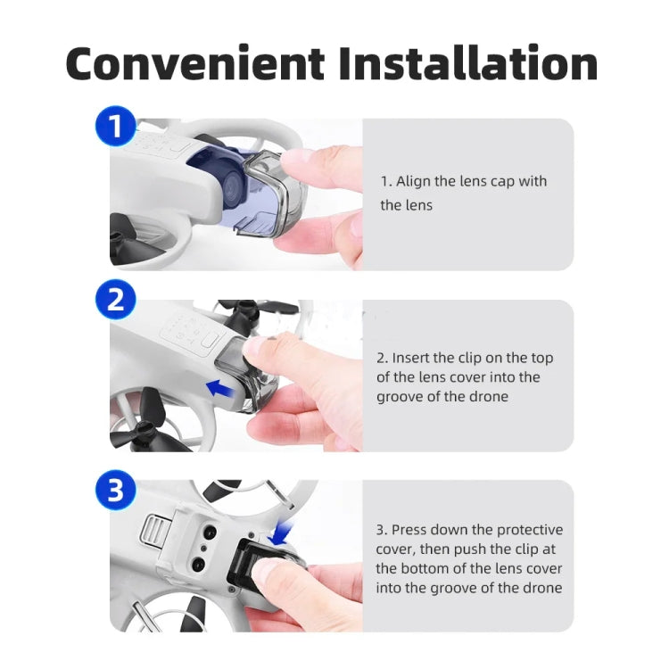 Copriobiettivo antipolvere per DJI Neo in PC
