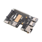 Waveshare per Raspberry Pi 5 PCIe a MiniPCIe / Gigabit Ethernet / USB 3.2 Gen1 HAT, No Accessories, SIM7600G-H, EG25-G