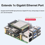 Waveshare HAT PCIe MiniPCIe con Ethernet e USB 3.2 per Raspberry