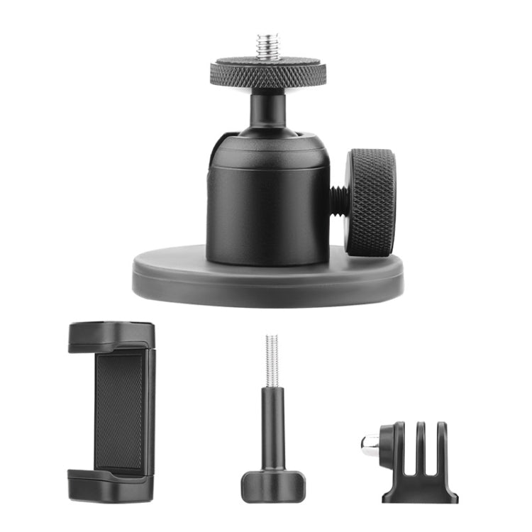 Supporto magnetico a sfera in lega di alluminio per fotocamere e