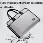 Borsa per laptop Baona BN-I009 da 14 pollici, antiurto e antiusura, di grande capacità
