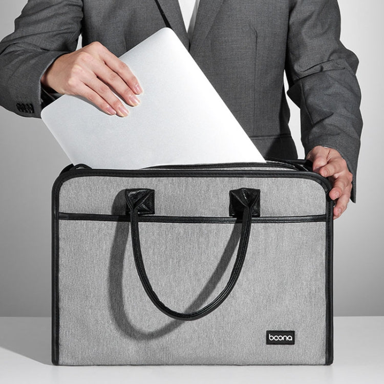 Borsa per laptop Baona BN-I009 da 14 pollici, antiurto e antiusura, di grande capacità