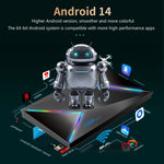 Lettore Box R69PLUS Allwinner H728 Android 14 4GB RAM 32GB