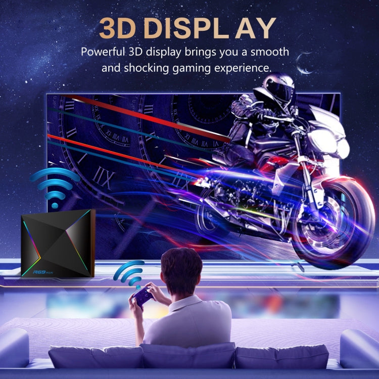 Lettore Box R69PLUS Allwinner H728 Android 14 4GB RAM 32GB