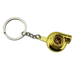 Portachiavi decorativo Turbo per accessori per tuning auto, Large Black, Large Gold, Large Bronze, Small Black, Small Gold, Small Green Antique