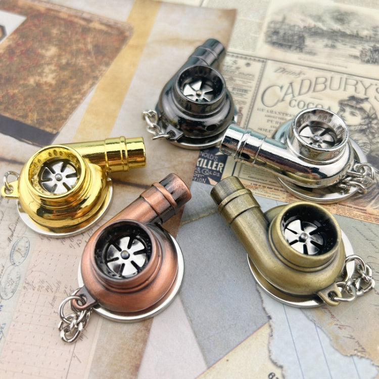 Portachiavi decorativo Turbo per accessori per tuning auto, Large Black, Large Gold, Large Bronze, Small Black, Small Gold, Small Green Antique
