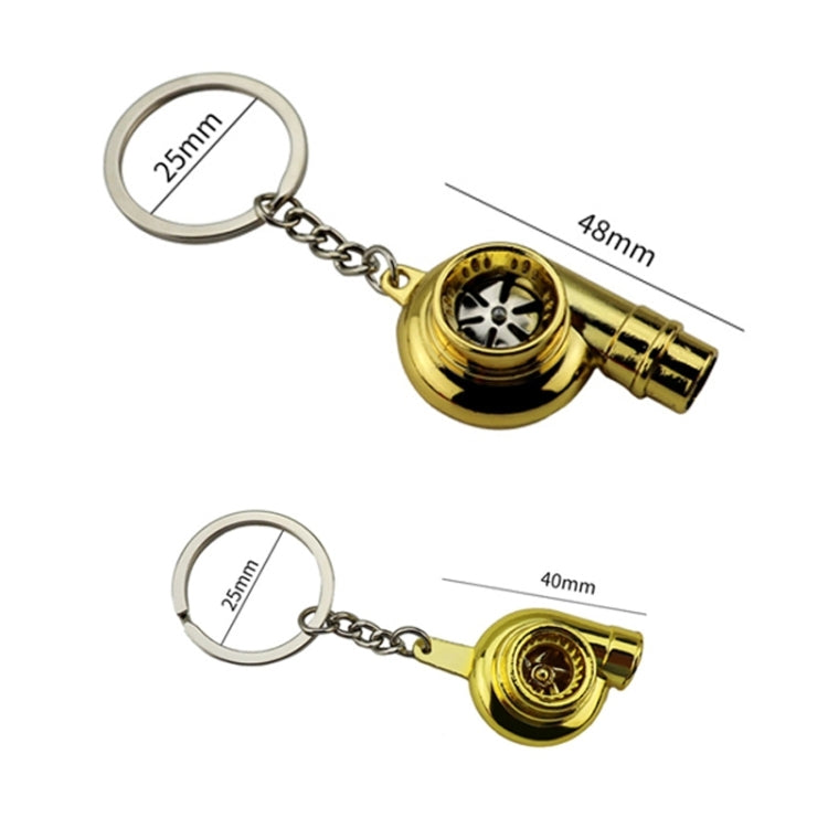 Portachiavi decorativo Turbo per accessori per tuning auto, Large Black, Large Gold, Large Bronze, Small Black, Small Gold, Small Green Antique