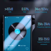 Lettore musicale MP3 DSD touch 4 pollici Q8