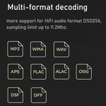 Lettore musicale HiFi Lossless DSD256 MP3 32GB Q3