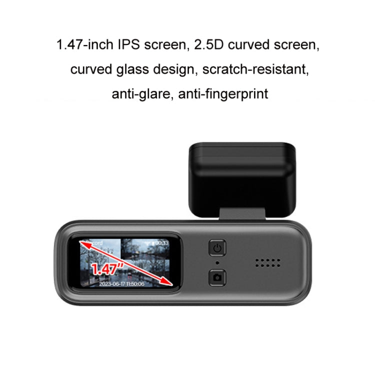 Visione notturna ad alta definizione 4K con registratore di guida di monitoraggio, Front And Rear, Single Front