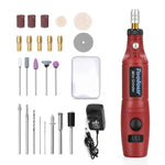 Mini smerigliatrice elettrica Micro penna per rettifica fai da te Piccoli utensili per intaglio, EU Plug Red, EU Plug Green, EU Plug Gray