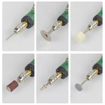 Mini smerigliatrice elettrica Micro penna per rettifica fai da te Piccoli utensili per intaglio, EU Plug Red, EU Plug Green, EU Plug Gray