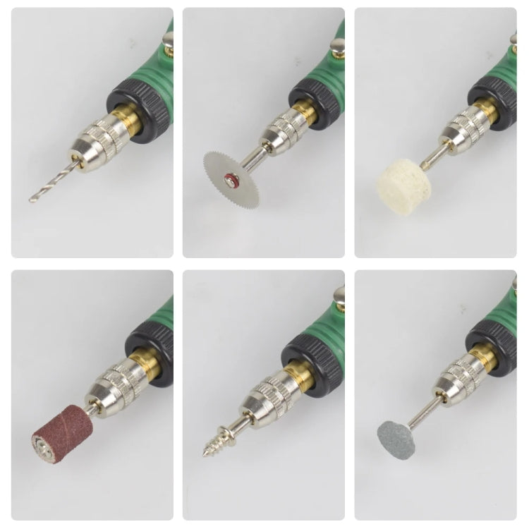 Mini smerigliatrice elettrica Micro penna per rettifica fai da te Piccoli utensili per intaglio, EU Plug Red, EU Plug Green, EU Plug Gray