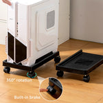Supporto host per computer, telaio per desktop, base per vassoio mobile, rack di sollevamento con puleggia, Straight Wheel, Universal Wheel, Universal Wheel + Straight Wheel