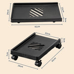 Supporto host per computer, telaio per desktop, base per vassoio mobile, rack di sollevamento con puleggia, Straight Wheel, Universal Wheel, Universal Wheel + Straight Wheel