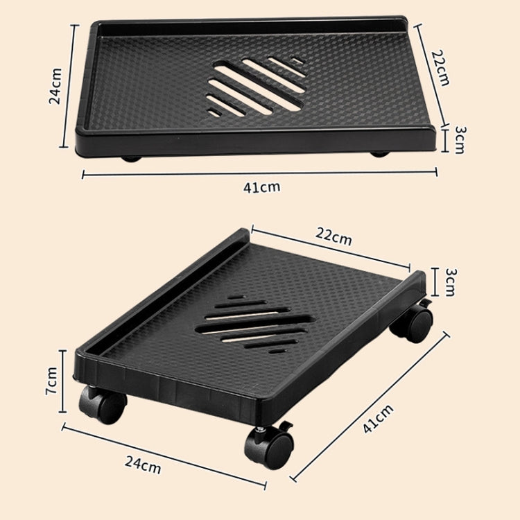 Supporto host per computer, telaio per desktop, base per vassoio mobile, rack di sollevamento con puleggia, Straight Wheel, Universal Wheel, Universal Wheel + Straight Wheel