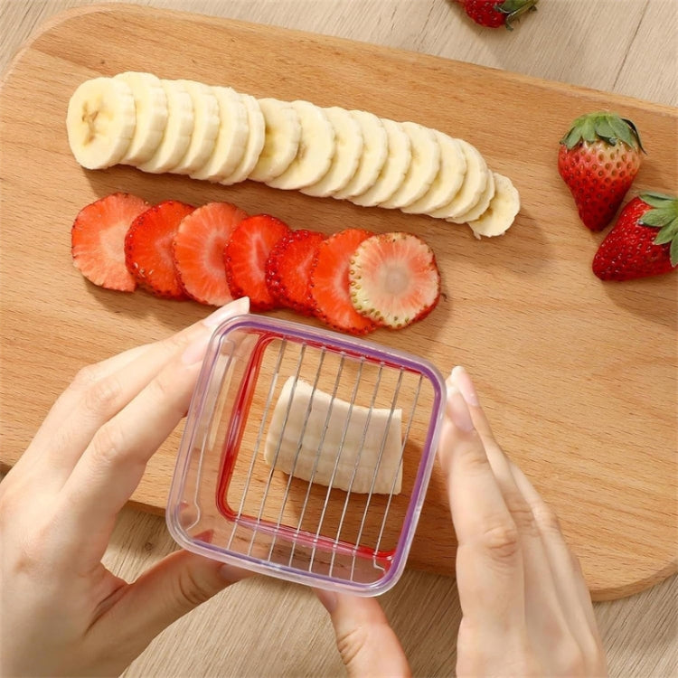 Affettatrice multifunzionale per frutta e verdura da cucina per uso domestico con piastra di spinta