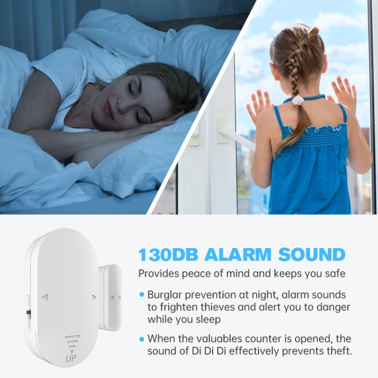 Allarme antifurto magnetico per porte e finestre 130dB