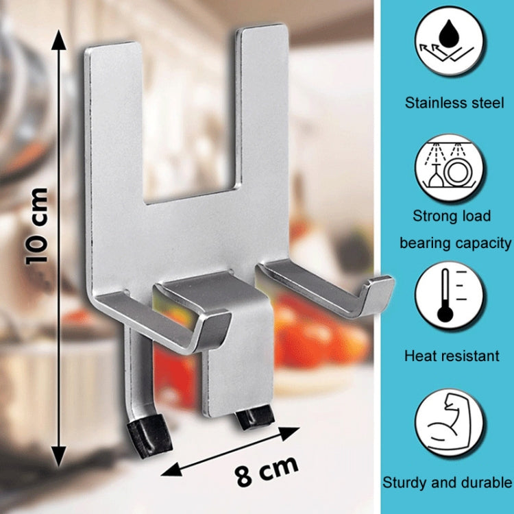 Portacoperchi per pentole in acciaio inossidabile per uso domestico con guarnizione in silicone Portacoperchi da cucina