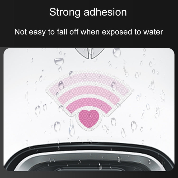 Copertura elettronica per auto, graffi, collisione notturna, segnale decorativo, adesivi riflettenti di avvertimento, 3pcs / Set