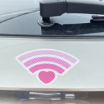 Copertura elettronica per auto, graffi, collisione notturna, segnale decorativo, adesivi riflettenti di avvertimento, 3pcs / Set