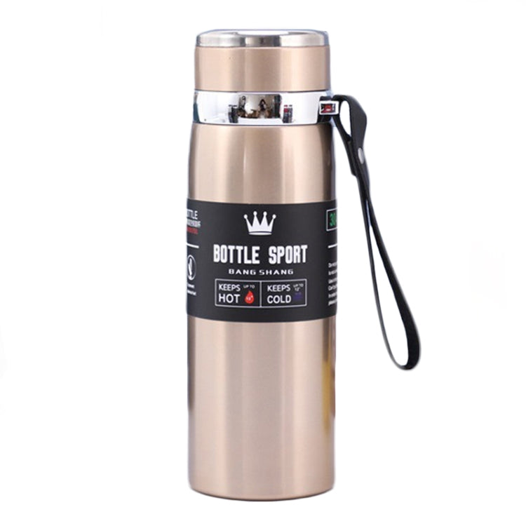 Tazza isolata in acciaio inossidabile 316, grande capacità, thermos sottovuoto, portatile, per auto, bottiglia d'acqua isolata, 800ml, 1000ml