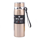 Tazza isolata in acciaio inossidabile 316, grande capacità, thermos sottovuoto, portatile, per auto, bottiglia d'acqua isolata, 800ml, 1000ml
