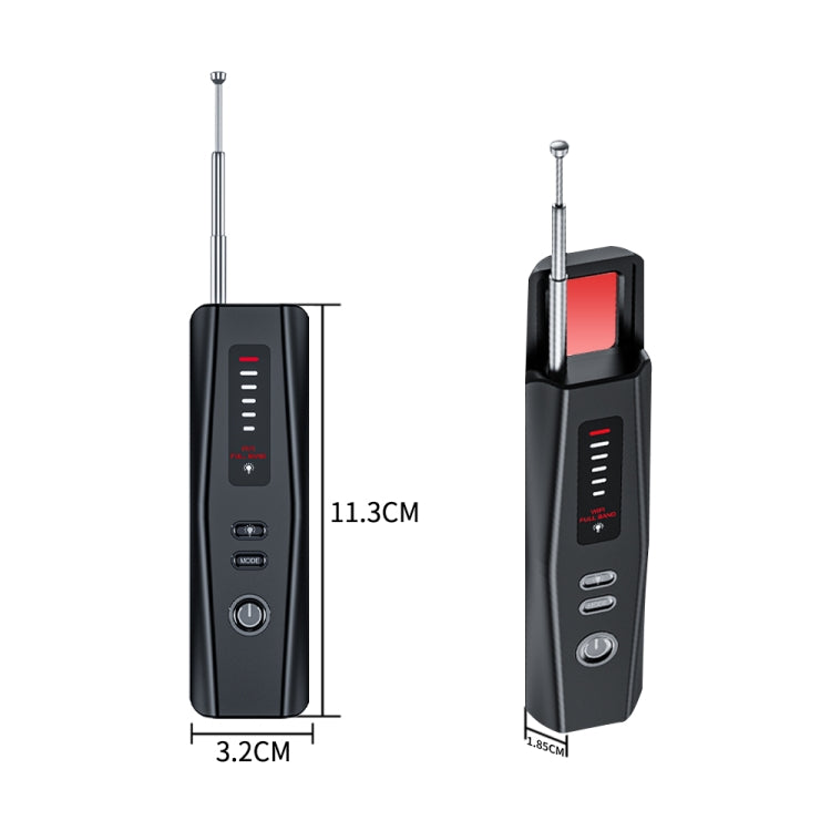 Rilevatore di telecamere nascoste Rilevatore di localizzatore GPS 5 livelli di sensibilità regolabili, T011