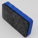 2 pezzi/confezione gomma per lavagna magnetica in feltro EVA con bordo ondulato rettangolare, 10,2x5,5x2 cm