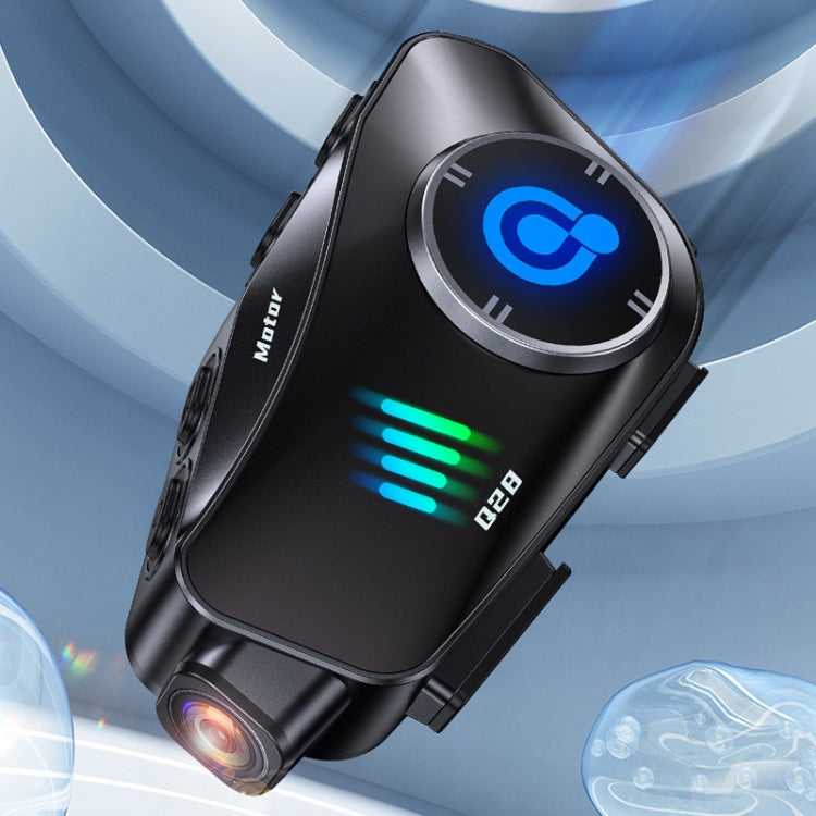 KUQIBAO Q28 Casco da motociclista con registratore Bluetooth