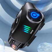 KUQIBAO Q28 Casco da motociclista con registratore Bluetooth, Soft Microphone, Hard Microphone, 2 In 1 Microphone