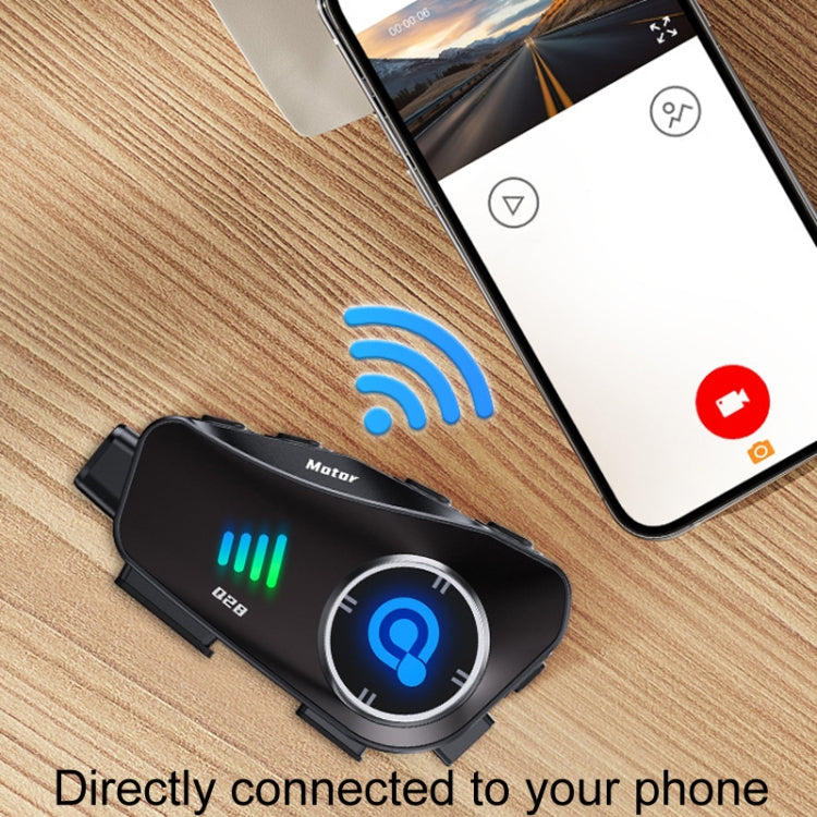 KUQIBAO Q28 Casco da motociclista con registratore Bluetooth