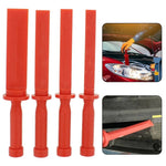 Strumento di rimozione dei blocchi appiccicosi dei pneumatici per automobili con raschietto multifunzione Raschietto per riparazione pneumatici, 4pcs /Set Scraper