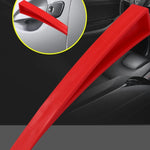 2 pezzi Strumento di riparazione ammaccature auto Supporto porta Clip Porta Bump Cacciavite livellante, Red, Green