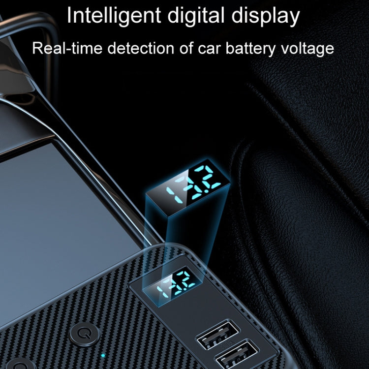 C29 9 in 1 accendisigari per auto caricabatterie rapido potente con display di tensione, C29